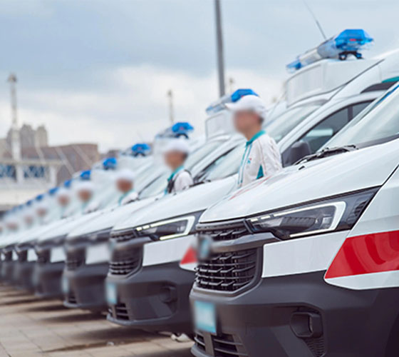 肃宁县服务车队展示